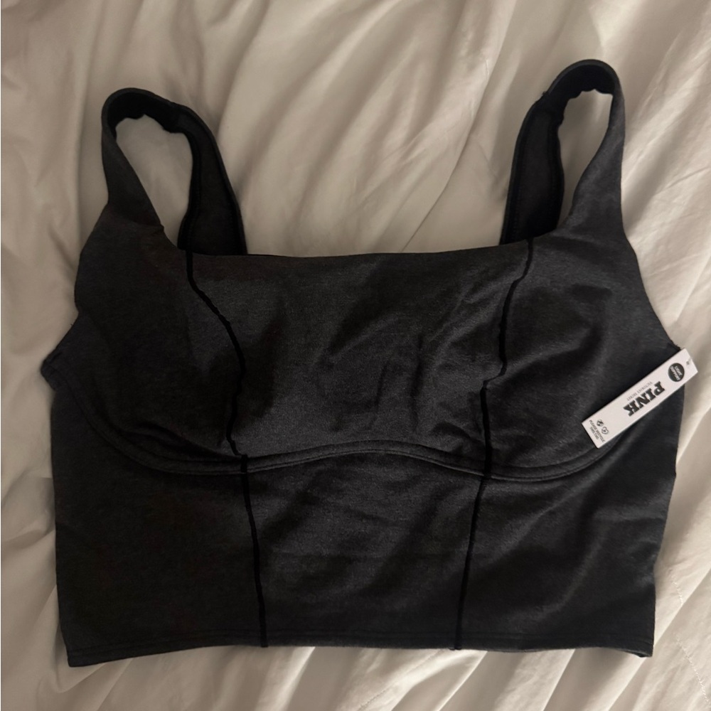 PINK Victoria's Secret Black Sports Bra